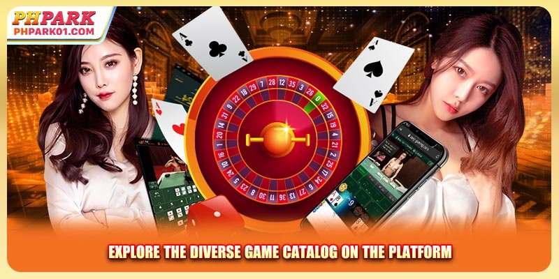 Explore the diverse game catalog on the platform